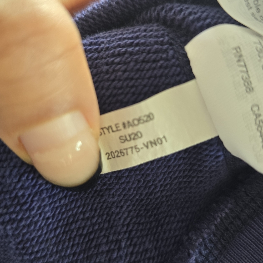 J. Crew Cropped Rope‎ Anchor Sweatshirt Women's Small - Picture 6 of 11